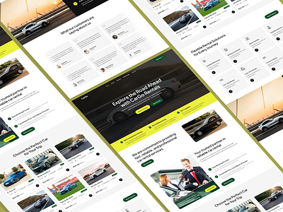 Car booking website design car booking car booking web car rental web design landing page modern website ui design uiux user interface web web design web designer website