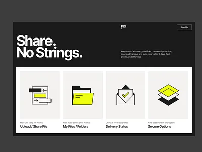 FllO. home page interaction clean dark theme dashboard design digital product file sharing illustration interaction design landing page minimal product design security startup typography ui ui design ux ux design web design website