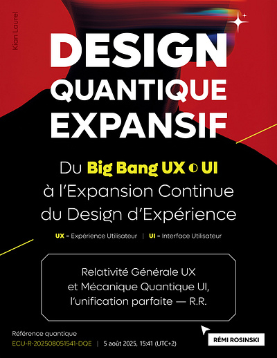 #14 - Design Quantique Expansif (DQE) - Officier Kian Laurel dqe qed rosinski rémi rémi rosinski ui ux