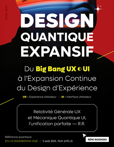 #07 - Design Quantique Expansif (DQE) - Navigateur Orion Bohr dqe qed rosinski rémi rémi rosinski ui ux