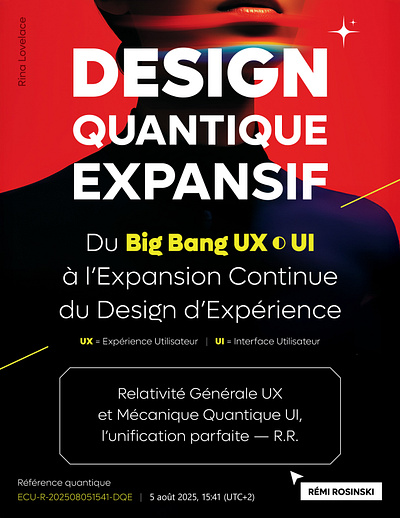 #17 - Design Quantique Expansif (DQE) - Commandant Rina Lovelace dqe qed rosinski rémi rémi rosinski ui ux