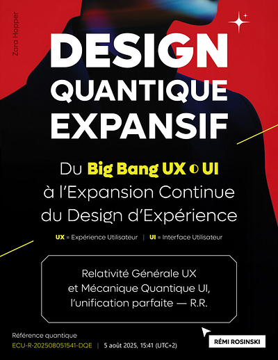 #08 - Design Quantique Expansif (DQE) - Pilote Zara Hopper dqe qed rosinski rémi rémi rosinski ui ux