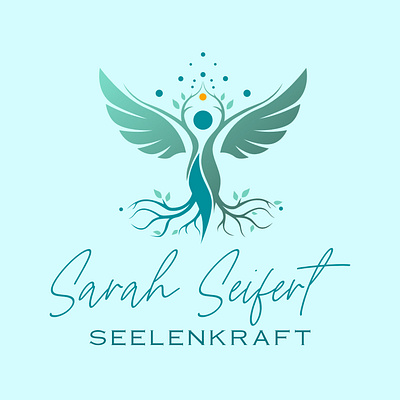 Logo Seelenkraft graphic design logo vector
