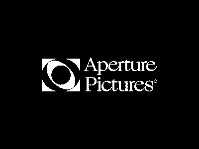 Aperture Pictures black and white branding design eye graphic design illustrator logo typography