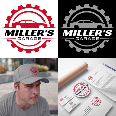 Logo for a car repair shop graphic design logo vector