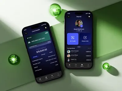 Fintech Mobile App UI – Smart Mobile Banking appconcept behancedesign digital wallet finance finance app finance app design finance dashboard financeui fintech fintech design mobile banking ui mobile ui kit mobileappdesign moneymanagement payment app personal finance app walletapp