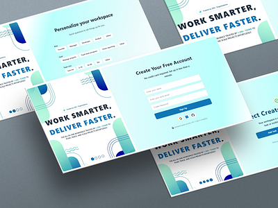 Onboarding UI Design - Day 23 of Daily UI branding design graphic design illustration logo onboarding flow onboarding step ui onboarding ui saaas onboarding saas ui ui desigining ui design ui ux ui ux design vector web design