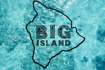 BIG ISLAND FONT aloha art branding desing font graphic design hawaii island logo maui polynesian tattoo ui vacation