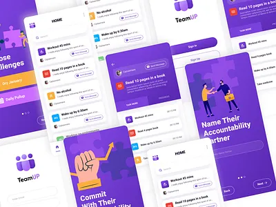 Exciting and Engaging App Design for Stacking Daily Wins! daily wins design app mobile design