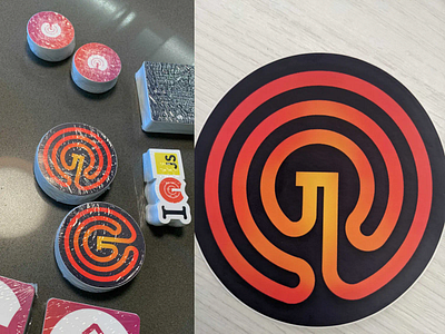 OneSignal 1-line Logotype Stickers coil dog figma fire free giveaway graphic design heat hot icon line logo metal one onesignal signal sticker stove swag vector