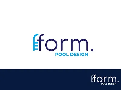 fform pool design logo branding design logo logo design minimalist minimalist logo modern modern logo pool logo