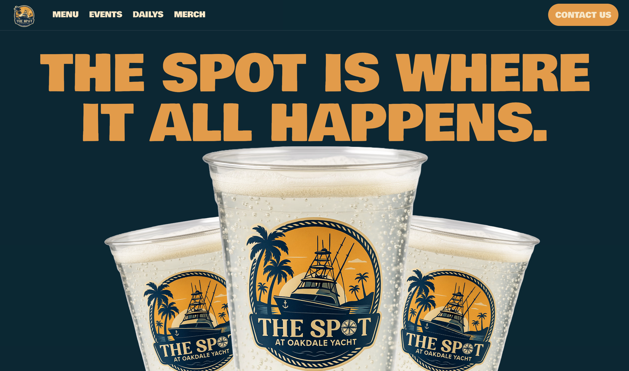 Restaurant Bar Landing Page bar website design development landing page restaurant restaurant website ui uiux ux web design web development website