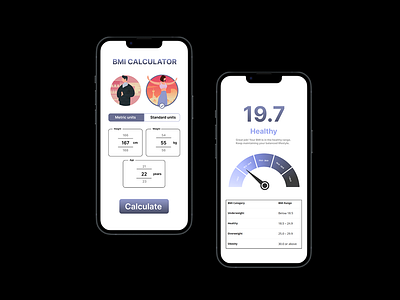 BMI Calculator dailyui ui