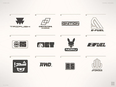Fake compagnies Logo compilation branding design gui ui videogames