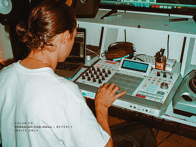 colab | POTR 1 branding design graphic design music typography