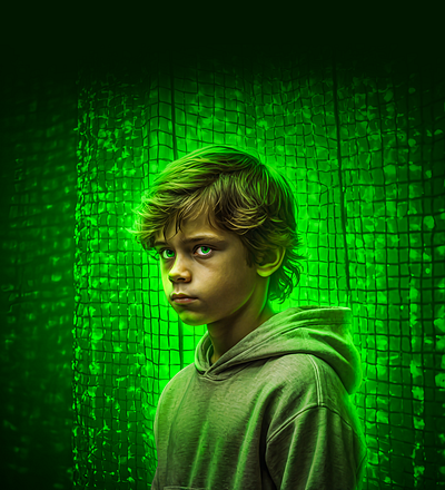 Futuristic Portrait Art art futuristic graphic design portrait