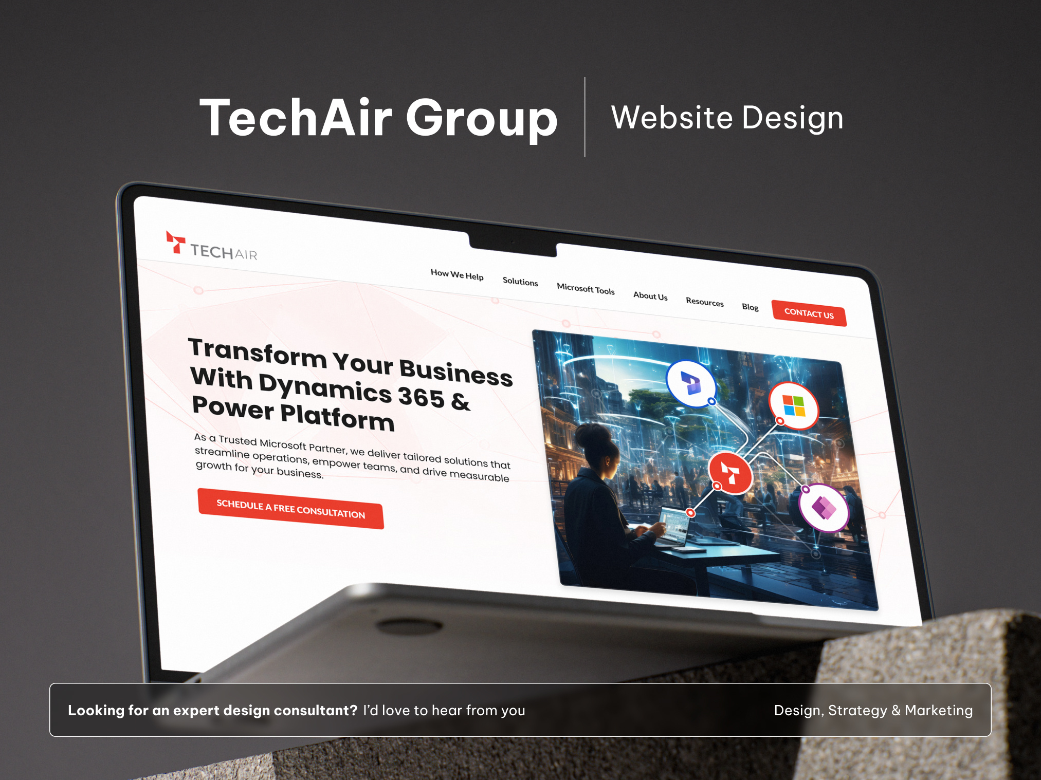 Website Design for a Microsoft Partner company website corporate corporate website design design enterprise website landing page landing page design marketing marketing website microsoft microsoft partner redesign tech ui ux web design website website design website redesign wordpress