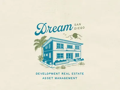 Dream-San-Diego branding dream san diego illustration logo