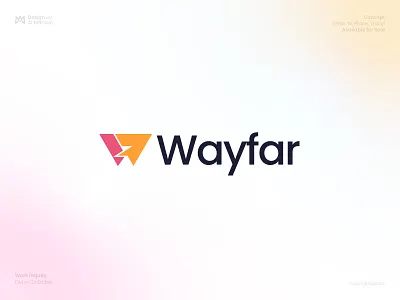 Creative Letter W and Plane, Travel, Vacation Logo brand mark branding creative logo identity letter w logo logo logo design logo designer logo icon logo type modern logo plane logo symbol tour logo travel logo vacation logo w logo
