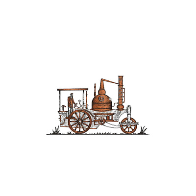 Copper-Truck-Illustration copper truck illustration