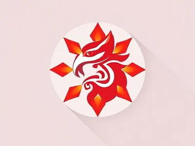 Fiery Eagle – Bold Modern Logo Design