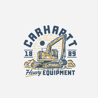 Carhartt branding graphic design illustration retro