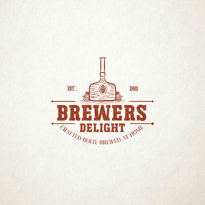 brewers-delight-Farm-Logo branding graphic design illustration logo retro