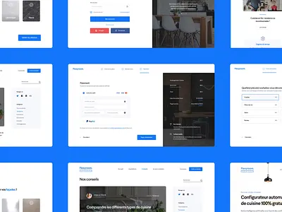 Flexyroom — UI Design branding configurator decoration design form graphic design kitchen logo motion design motion graphics room ui