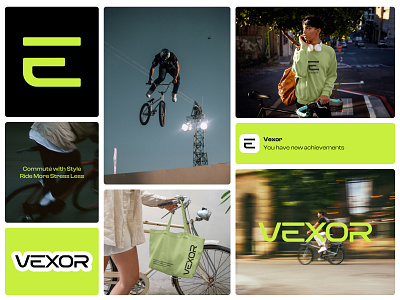Vexor | E-Bikes Branding brand guideline brand identity branding custom logo e bike logo graphic design iconic logo logo logo design modern logo typograpghy logo