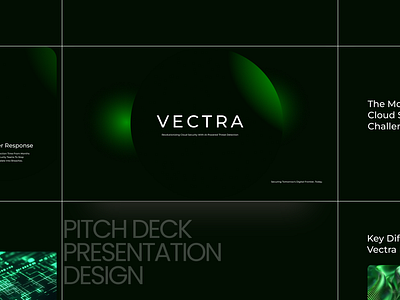 VECTRA PITCH DECK PRESENTATION banner