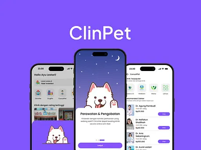 Clinpet UI/UX Design ui