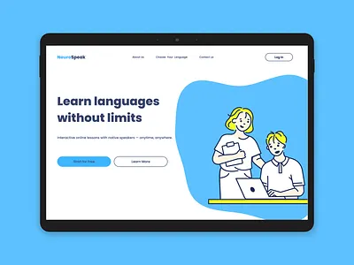 💻 NeuroSpeak – Website Concept responsive website