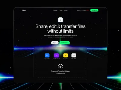 AI Landing Page 3d website ai ai landing page artificial intelligence blockchain buy crypto crypto landing page dark file sharing gradient landing landing page meme coin web design