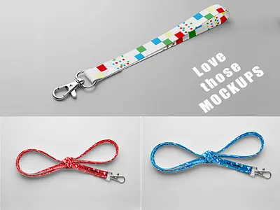 Custom Lanyard Design and Mockup branding business company custom lanyards customised designe design dribbble dribble flat graphic design illustration lanyard lanyards designed logo