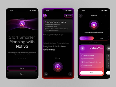 AI Mobile App ai app ai app design ai chatbot ai content writer app ai mobile app app design artifical intelegance chatbot mobile app mobile app design product design smart ai smart assistant voice assistant ui