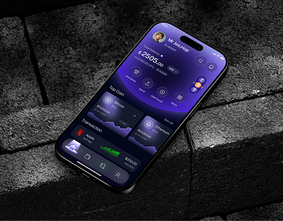 Crypto Trading Mobile App UI UX Design ai powered app ai trade app blockchain chart crypto trade crypto trading app dashboard design finance app investment app mobile app design payment ui stock trading app trading platform trading view ui wallet