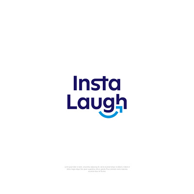 Dental modern smiling logo shape
