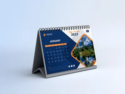2025 Desk Calendar Design 2025 2026 branding calendar calendar template creative desk desk calendar design graphic design minimal modern new year print design professional stationary table calendar table calendar design wall calendar