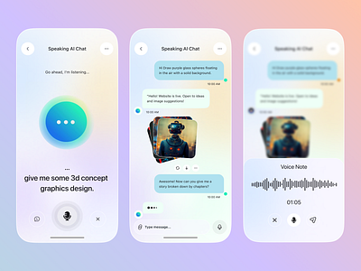 AI Mobile App ai ai chat ai chatbot ai design ai interface ai mobile ai mobile app ai powered ai market ai product smart assistant
