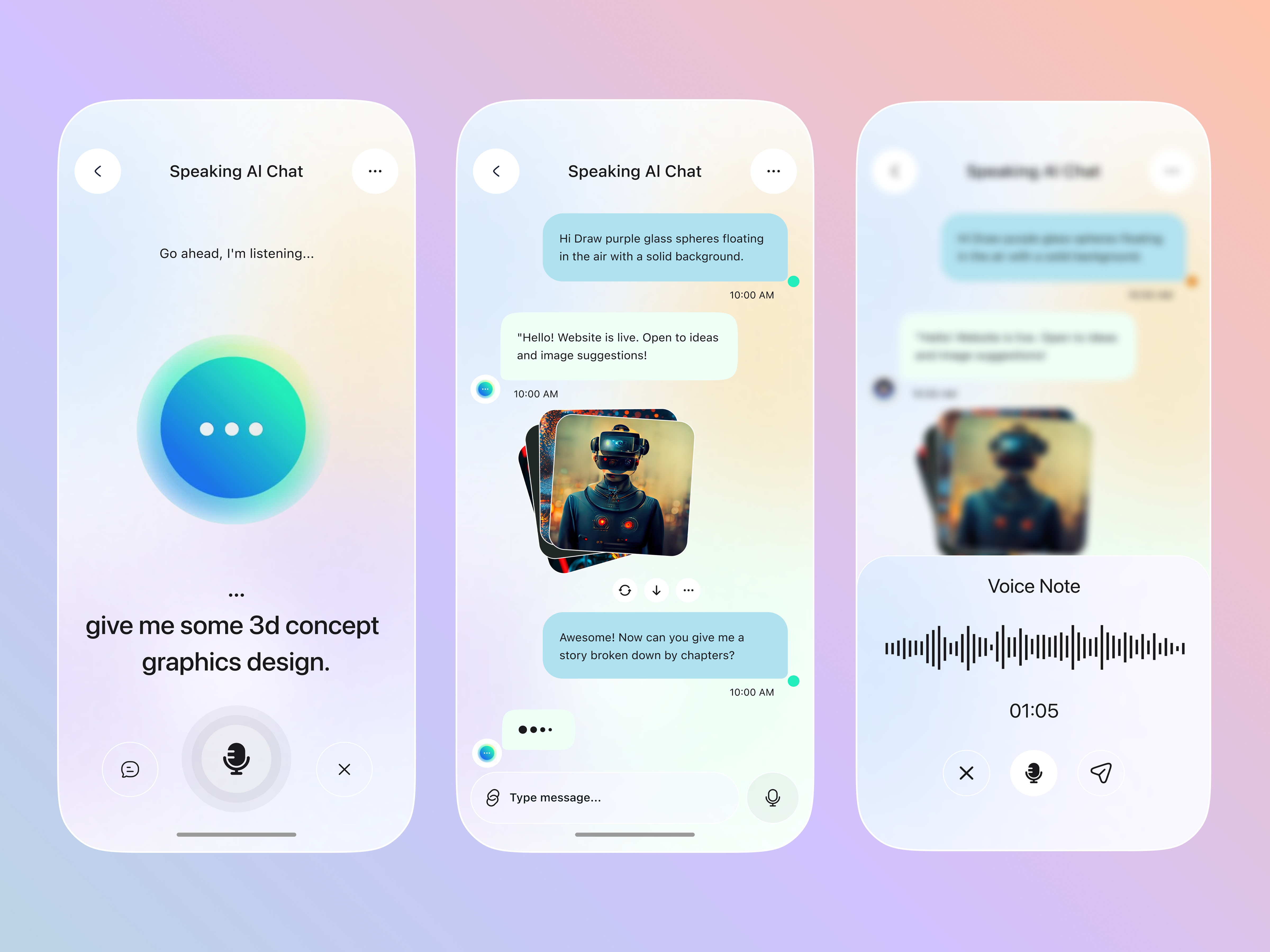 Example of Ai Assistant Mobile App And Development