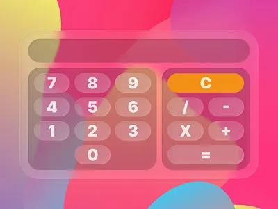 Calculator promt, Daily UI dailyui design ui ux
