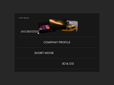 Helocine - Services Page business creative film footer framer graphic design homepage layout minimalist movie our services portfolio services site technology template web design web site webflow website