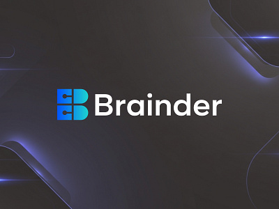 Brainder — Futuristic Tech Branding Concept ai branding brainder brand branding circuit inspired logo digital identity futuristic design graphic design logo logo design minimal modern modular branding tech logo