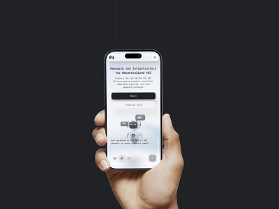 AI Chatbot Mobile Website Design ai ai agent app bot chat chat bot landing page mobile web design webdesign website