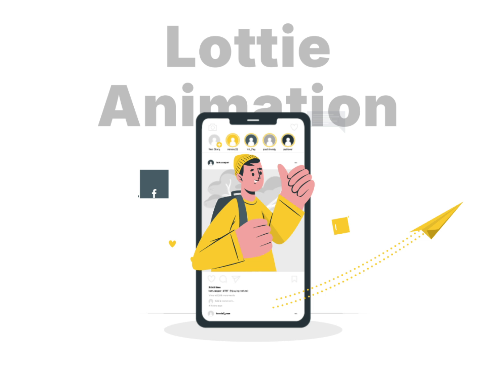Example of Lightweight Lottie Animations