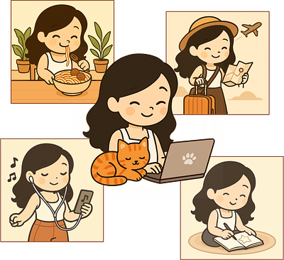 This is me! app branding graphic design illustration ui website