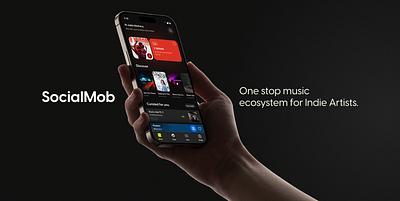 Indie Music Streaming App Design android ios mobile app music streaming ui user experience user interface ux