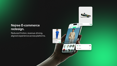 Nejree Ecommerce app redesign app design ecommerce ui ux