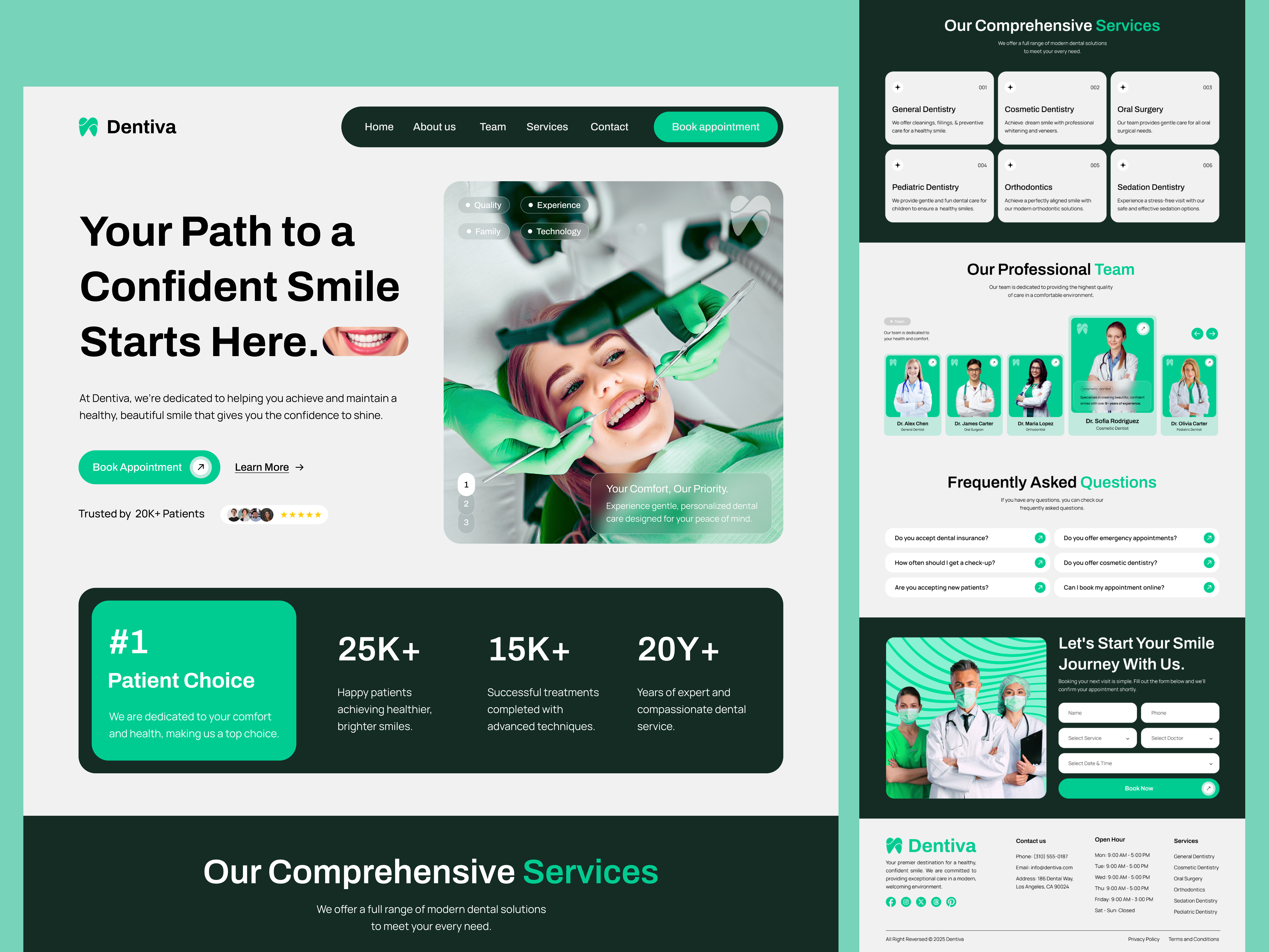 Example of 3 Pages Professional Website Design