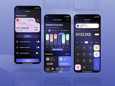 crypto currency wallet mobile ui design blockchain clean crypto portfolio crypto wallet cryptocurrency cryptocurrency app digital wallet finance minimal mobile mobile app modern ui wallet app